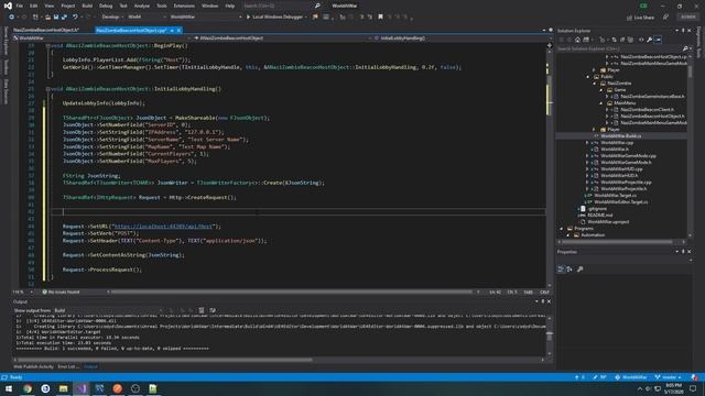 Unreal Engine C++ Nazi Zombies: 51: "Master Server: Call ASP.Net from UE4" смотреть онлайн