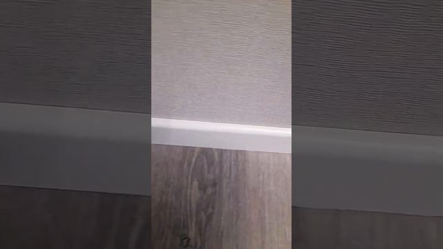 монтаж напольного плинтуса #shots #кафель24ру