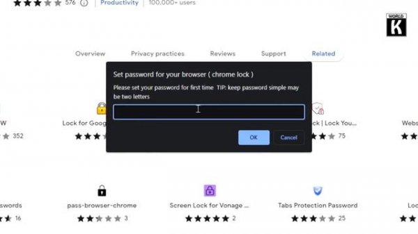 Google Chrome Browser lock with Password | Set Google Chrome Password  [ UPDATED ]
