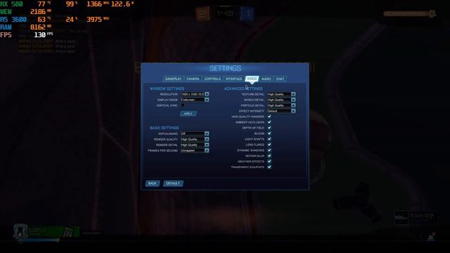 Rocket League - Ryzen 5 3600, Rx 580 8GB смотреть онлайн