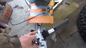 Тормоз на мотособаку без тросика. Управление кнопкой. ПРОСТО. НАДЕЖНО. Теперь самоход не страшен!