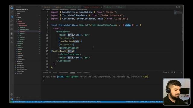 Create An Animated Timeline (ReactJS, TypeScript, Styled Components) смотреть онлайн