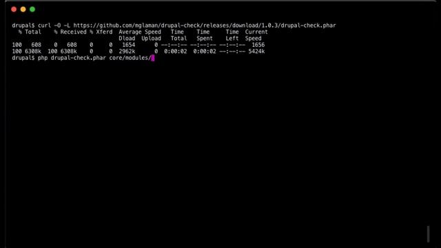 Drupal 9 deprecations: drupal-check смотреть онлайн