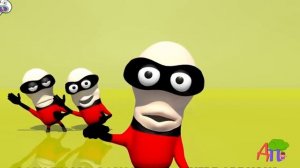 Семья пальчиков красные миньоны 3D|Finger Family Red Minion 3D in Russian
