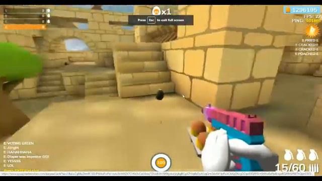 Playing Among Us....But it is in SHELLSHOCKERS.io?! смотреть онлайн