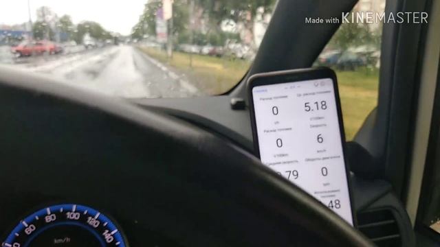 Опять про расход топлива. Программа Car Scanner. Toyota Voxy hybrid. смотреть онлайн