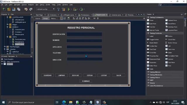 Conexión Base datos Oracle con Java смотреть онлайн