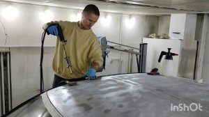 рихтовка крыши споттером