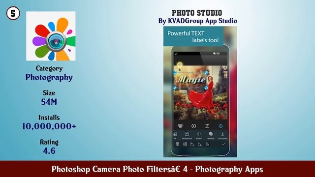 Top 10 Photoshop Camera Photo Filters 4 Android Apps смотреть онлайн