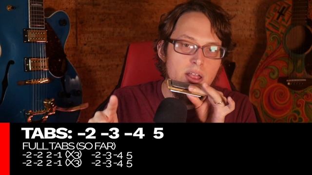 a groovy blues harmonica jam lesson for beginners (no bends!) смотреть онлайн