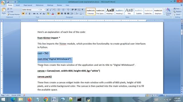 Digital WhiteBoard using Python Tkinter | Download Free Source Code смотреть онлайн