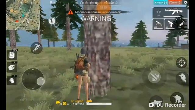 Играю в Free Fire на телефоне,Изи топ 1,много килов. смотреть онлайн