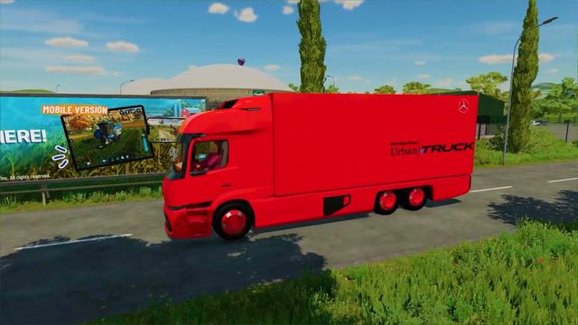 TRANSPORTING RED VOLKSWAGEN, DACIA AND AUDİ POLICE CARS WITH COLORED MERCEDES TRUCKS ! - FS 22 смотреть онлайн