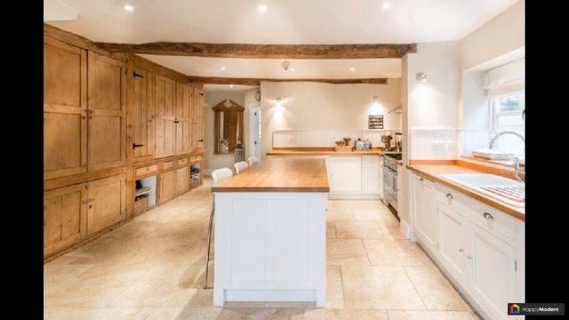 Белая кухня с деревянной столешницей: 70 лучших реализаций смотреть онлайн