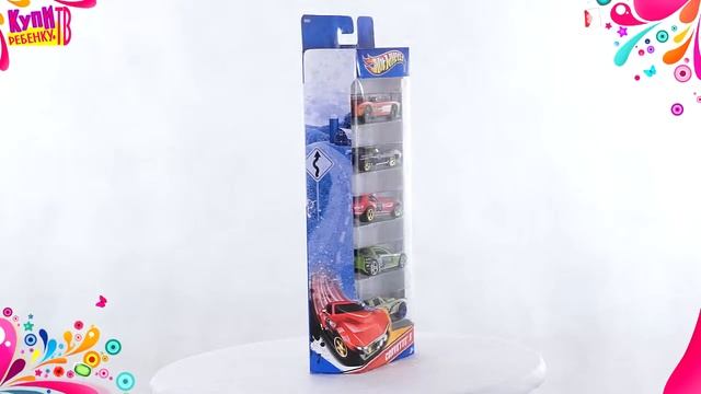 Hot Wheels Набор машинок из 5 ти штук W4245 смотреть онлайн