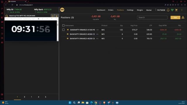 03-03-2023 | BANKNIFTY ITM OPTIONS | PYTHON TRADING BOT | #live #trades | #trading #vlog смотреть онлайн