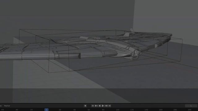 Spaceship fly-by animation (blender 3.0) смотреть онлайн