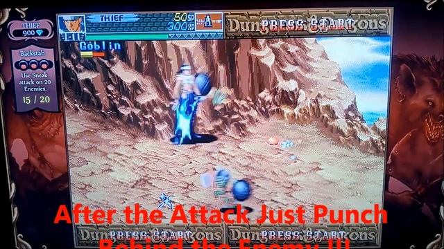 Dungeons & Dragons: Chronicles of Mystara Backstab Challenge Tips Completionist Achievement Trophy смотреть онлайн