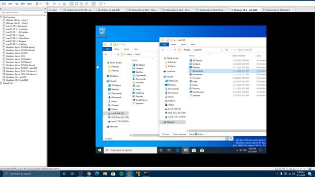 Roaming Profiles and Folder Redirection on an Active Directory Domain, Lab 5 of our Lab 2020 Series смотреть онлайн