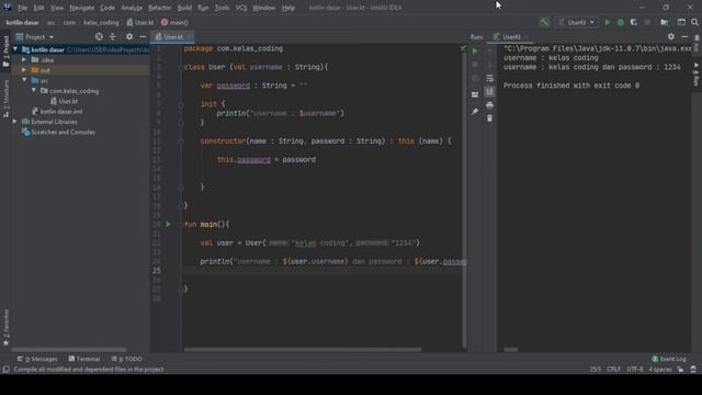 Belajar Kotlin OOP Bahasa Indonesia - 05 Secondary Constructor смотреть онлайн