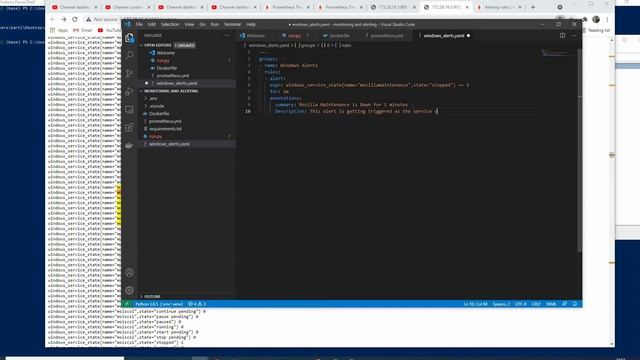 Monitoring and Alerting | Adding rules to alert in Prometheus | Part 5 смотреть онлайн