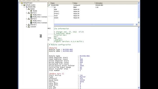 Set Up: Modbus Serial Setup Tutorial for CompactLogix MVI69E-MBS смотреть онлайн