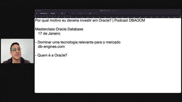 Por qual motivo eu deveria investir em Oracle? | Podcast DBAOCM смотреть онлайн