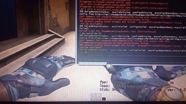 команды для Counter Strike Global Offensive "бесконечное время" смотреть онлайн