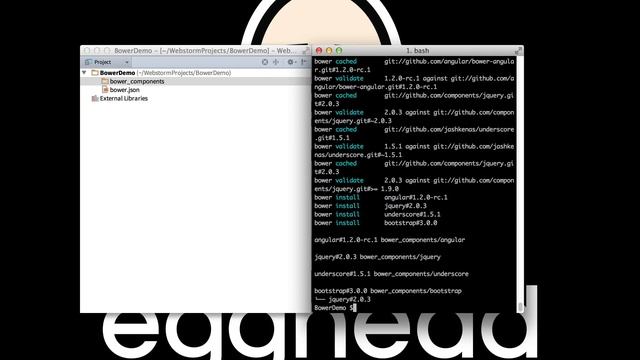 Egghead.io - Bower - Intro to Bower смотреть онлайн