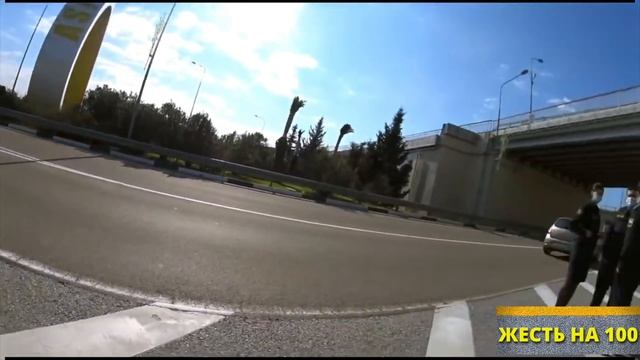 Пенсионер размотал ДПС и ФССП которые устроили пикник на дороге