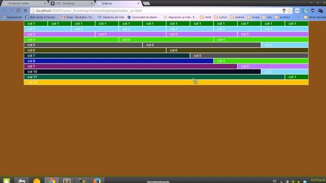 Bootstrap 3 - Clase 4 - Grillas - Parte 1 смотреть онлайн