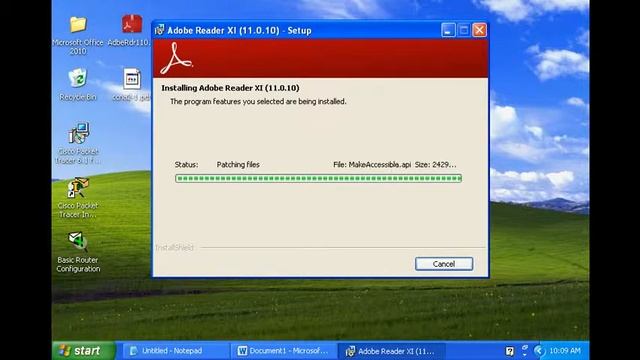 Install Adobe Reader XI