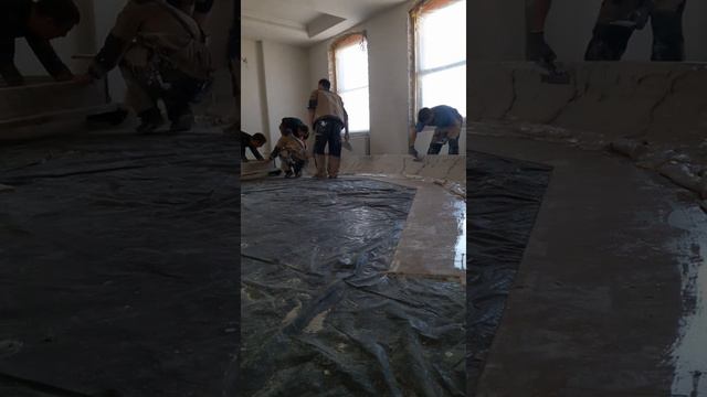 Протяжка самого большого элипса 300кг длина 8 метров