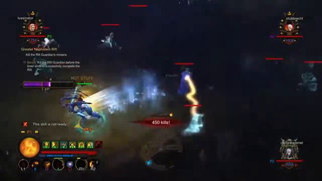 Diablo 3 ROS PS4 S20 GR 146 Barb POV смотреть онлайн