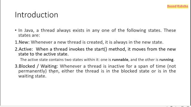 Life cycle of thread in Java | Thread life cycle in java | Threads in java смотреть онлайн