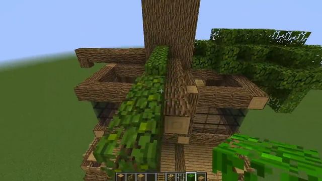 Minecraft - How to build a massive tree house смотреть онлайн