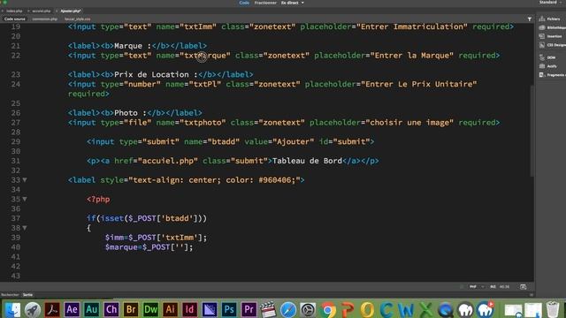 Application Web Dynamique PHP/MySQL Partie 2 #Page Ajouter смотреть онлайн