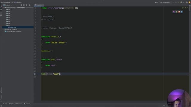 Yangi boshlanuvchilar uchun PHP8 darsliklari | #10 Function | @itflow #Dasturlash #php смотреть онлайн