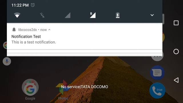 Cocos2dx | Push Notification | One Signal | Demo смотреть онлайн