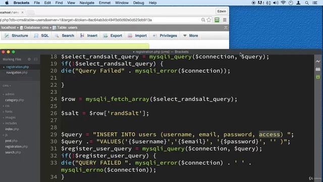 6 Registering Users - CMS EXTRA FEATURES USER REGISTRATION - PHP COURSE CMS PROJECT смотреть онлайн