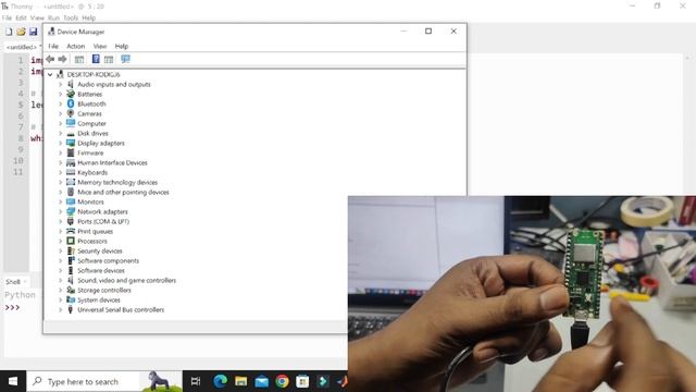Download & Installation Thonny IDE - Raspberry Pico Interface LED Blinking Using MicroPython смотреть онлайн