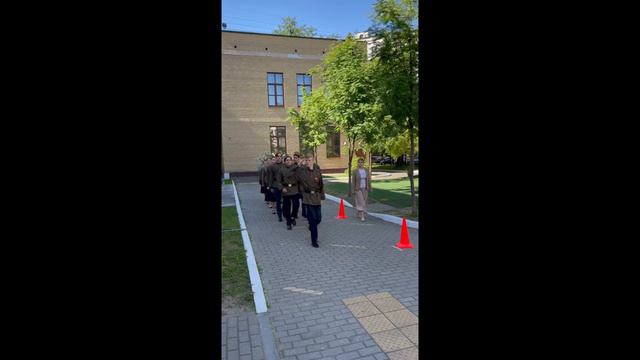 Смотр_песни_и_строя 24 мая 2024 года, НГЧОУ 