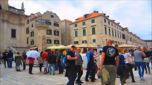 A walk down the Stradun - Dubrovnik, Croatia смотреть онлайн