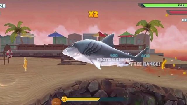 Hungry Shark evolution || mini sub Hungry shark wiki fandom#kotshliagaming смотреть онлайн