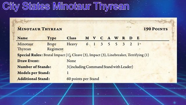 Conquest The Last Argument of Kings Unit Deep Dive: City States Minotaur Thyreans смотреть онлайн