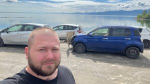 Едем из Владивостока через всю страну на двух жестких сцепках. Взорвалось колесо на трассе