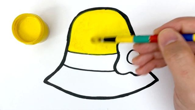 Bolalar uchun shapka rasm chizish/Drawing a hat for children/Рисование шляпа для детей смотреть онлайн