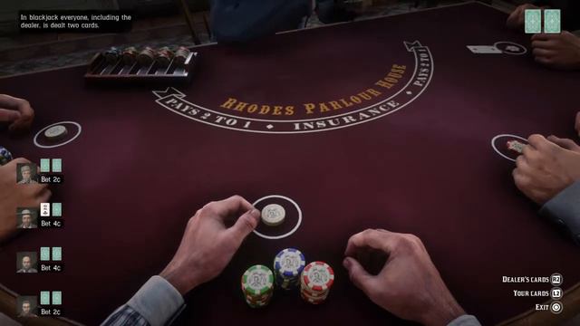How Rockstar wants you to play Blackjack in RDR2 смотреть онлайн