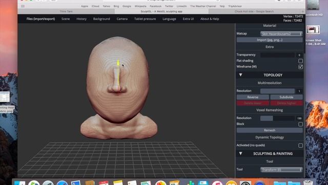 Sculptgl Tutorial