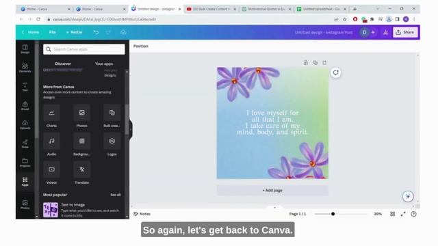Canva Tutorial - 2: Bulk Creation of Social Media Post смотреть онлайн